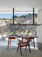 Arcadia Modern Leather Pendant Lamp