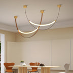 Belt Pendant Lamp Leather Silicone Minimalist