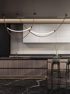 Belt Pendant Lamp Leather Silicone Minimalist
