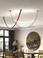 Belt Pendant Lamp Leather Silicone Minimalist