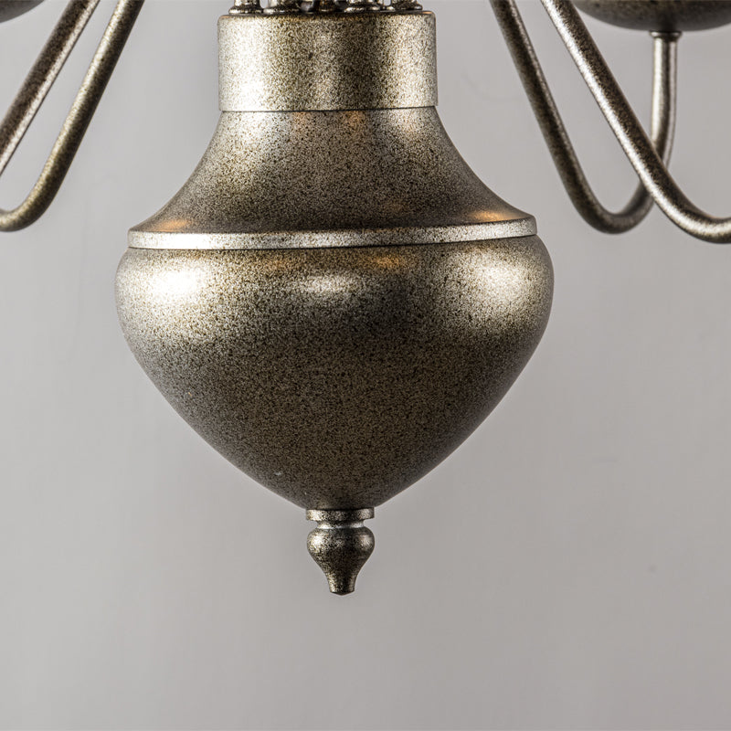 Blikuvyu Vintage Industrial Brass Chandelier