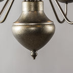 Blikuvyu Vintage Industrial Brass Chandelier