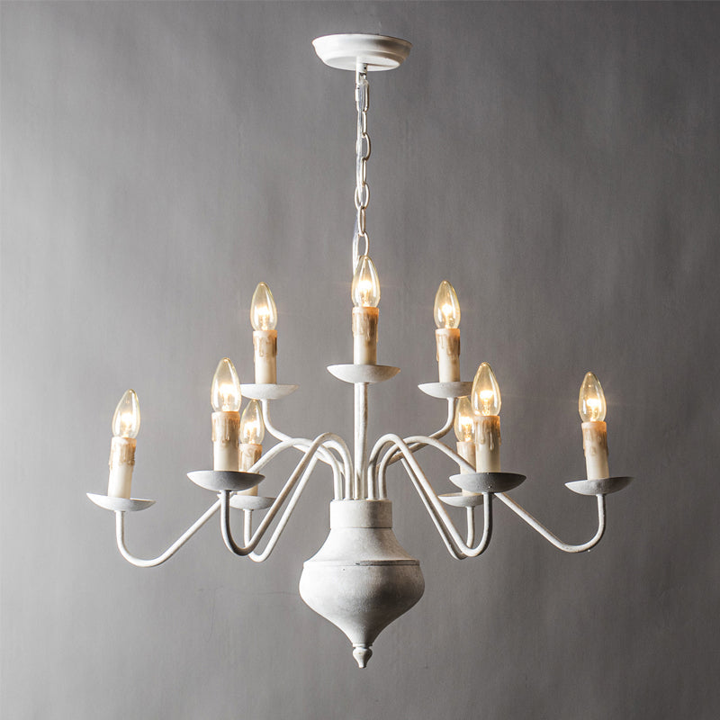 Blikuvyu Vintage Industrial Brass Chandelier