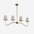 Diana Chandelier Tapered Shades Linear