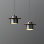 Aurora Industrial Brass Pendant Light