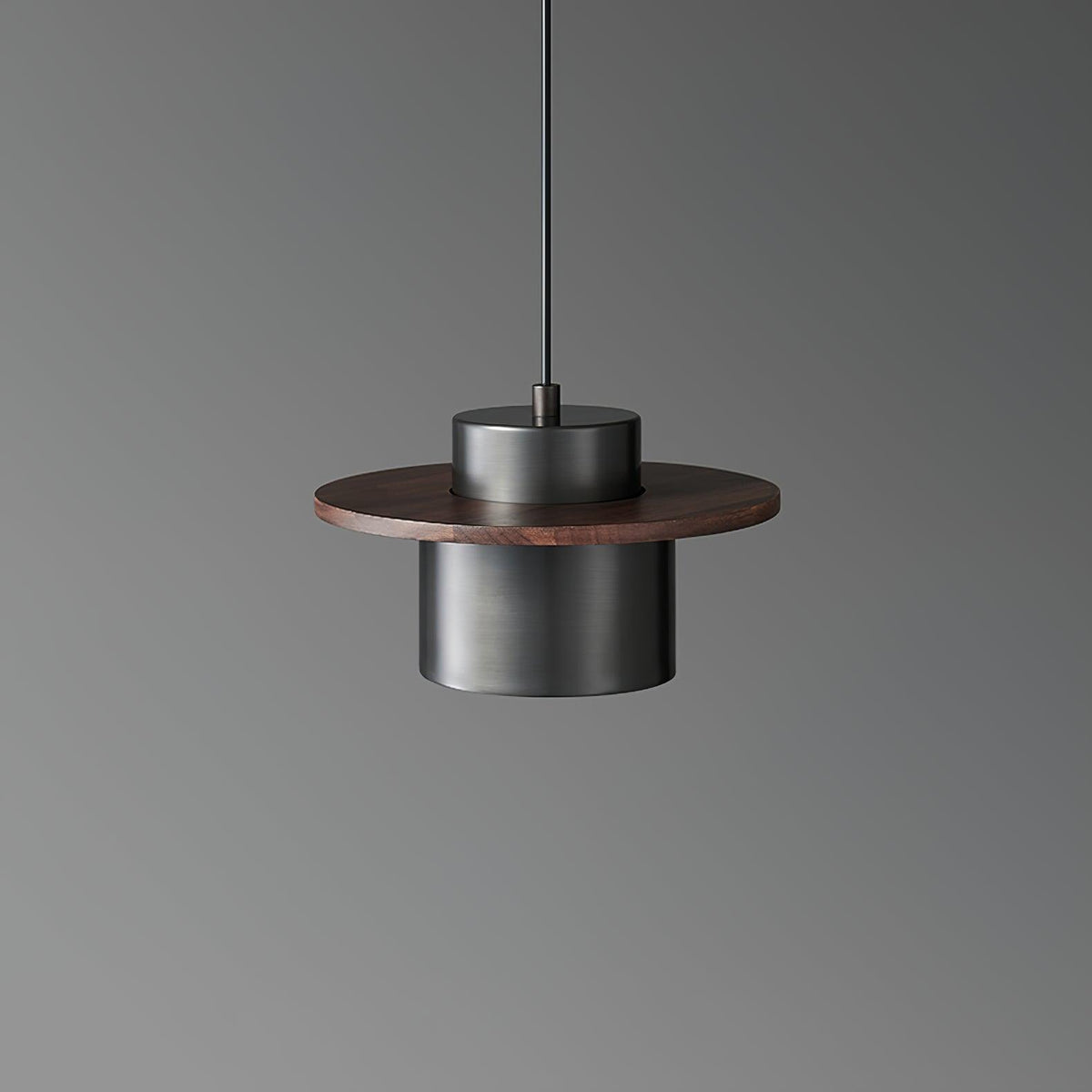 Aurora Industrial Brass Pendant Light