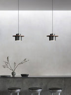 Aurora Industrial Brass Pendant Light