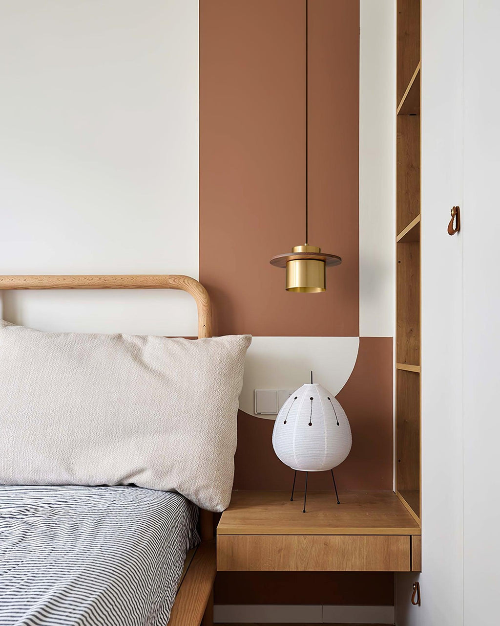 Aurora Industrial Brass Pendant Light