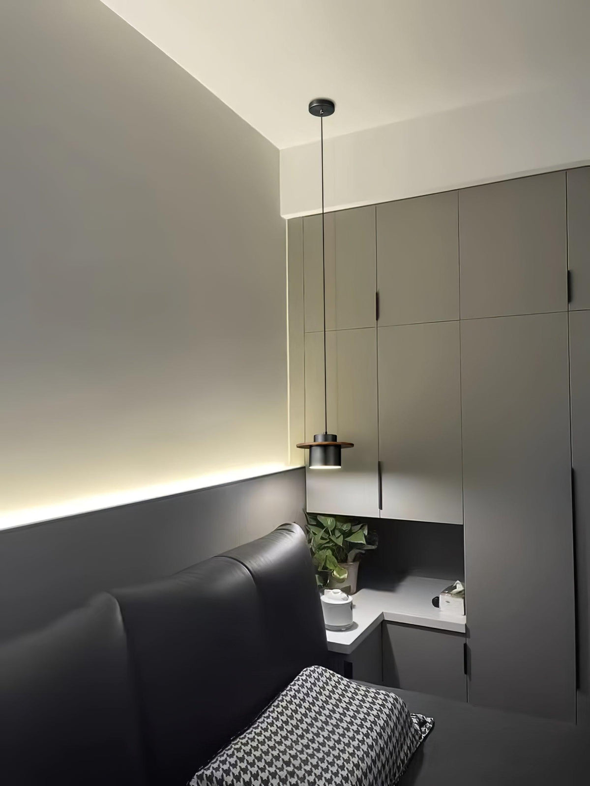 Aurora Industrial Brass Pendant Light