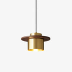 Aurora Industrial Brass Pendant Light