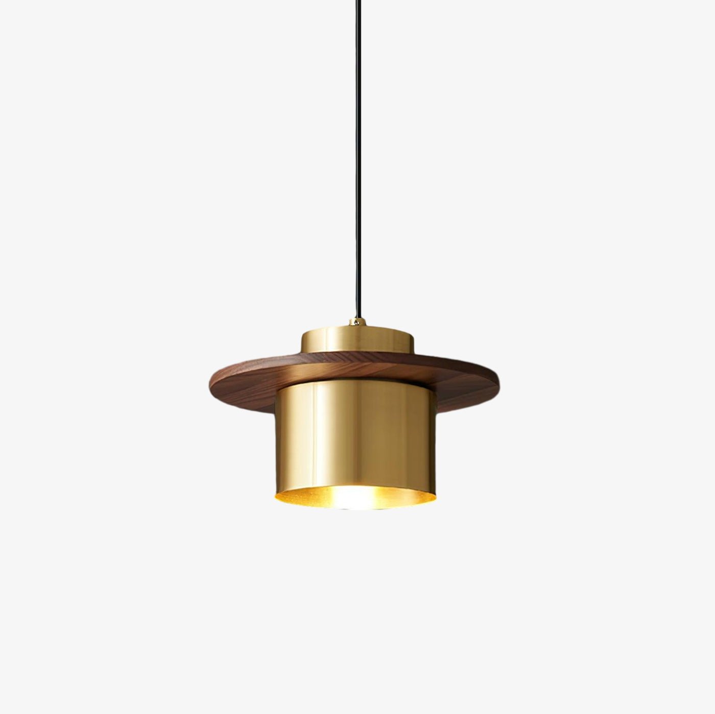 Aurora Industrial Brass Pendant Light