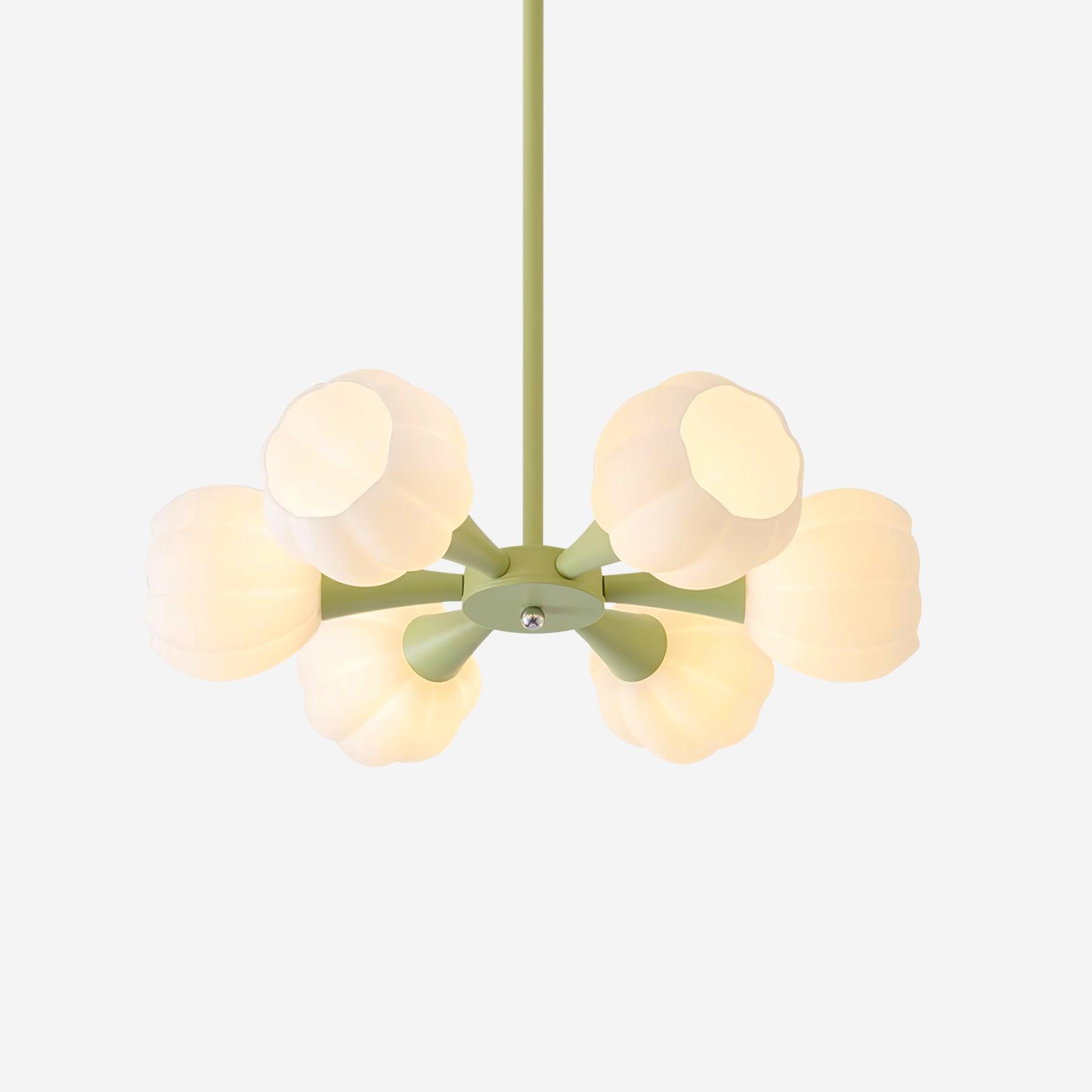 Bethel Rustic Pumpkin Chandelier