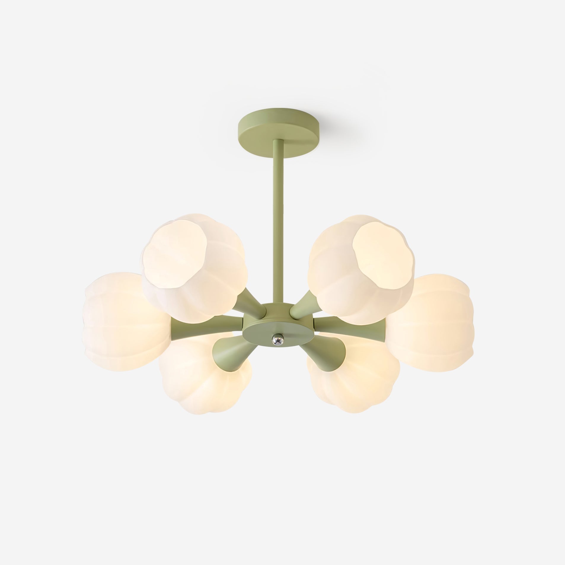 Bethel Rustic Pumpkin Chandelier