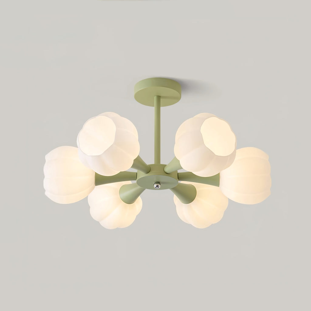 Bethel Rustic Pumpkin Chandelier