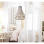 Eirikuvyu Postmodern Luxury Bead Wood Chandelier