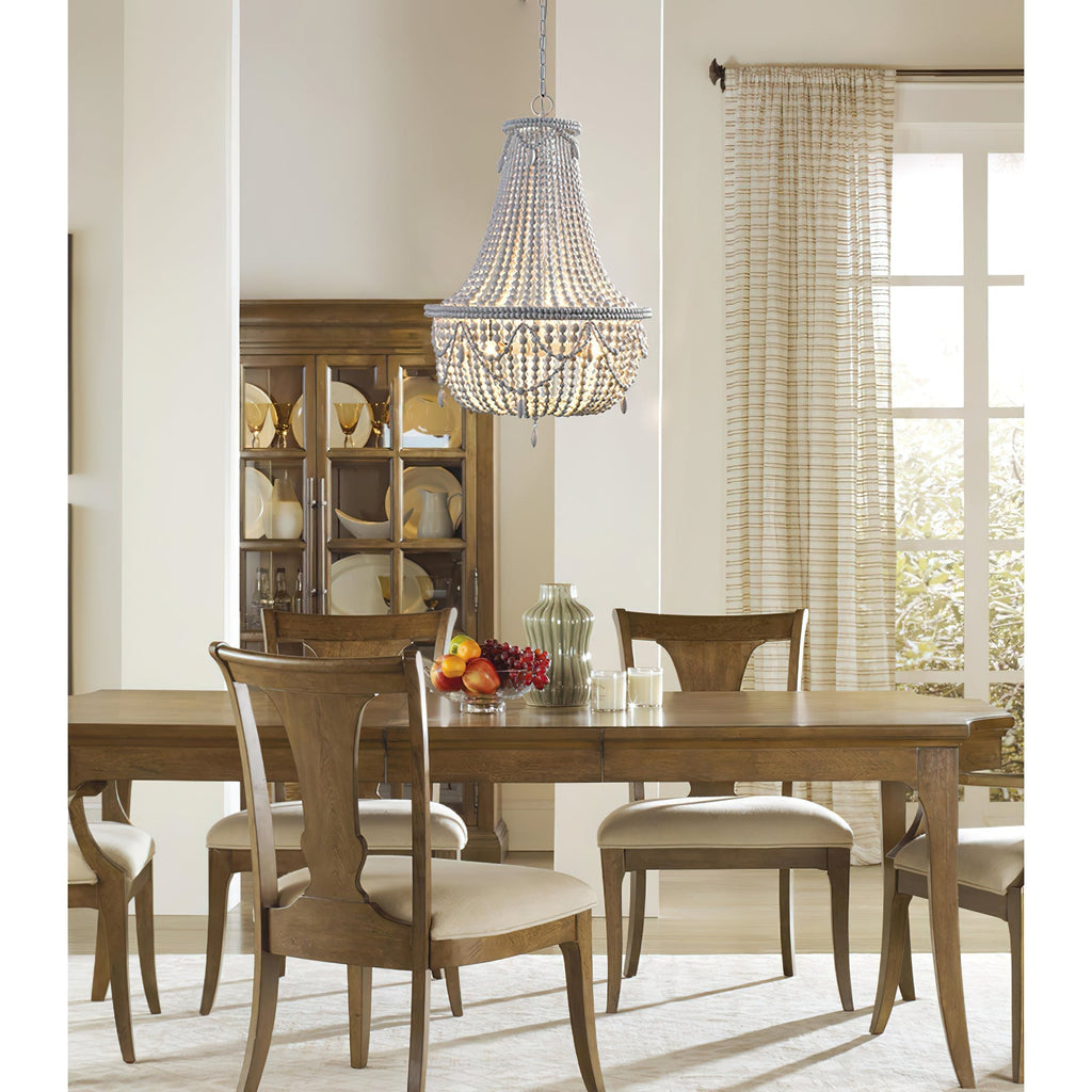 Eirikuvyu Postmodern Luxury Bead Wood Chandelier