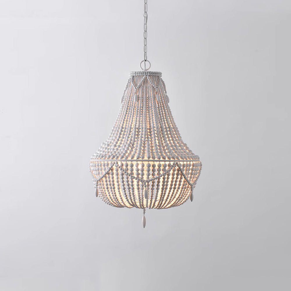 Eirikuvyu Postmodern Luxury Bead Wood Chandelier