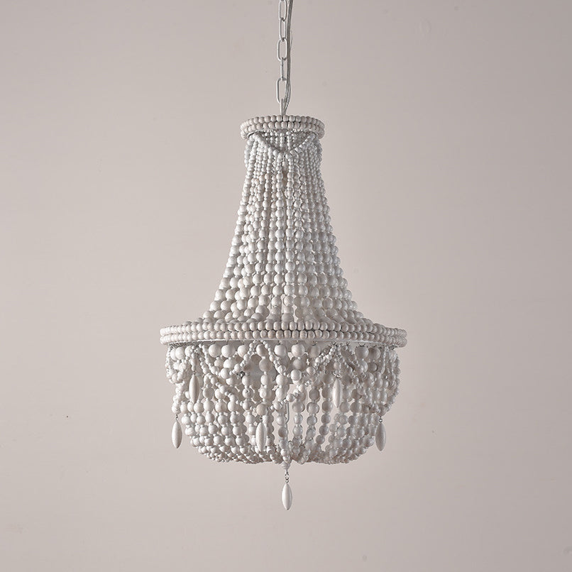 Eirikuvyu Postmodern Luxury Bead Wood Chandelier