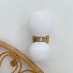 Umarion Round Pearl Glass Sconce Wall lamp