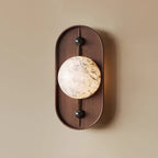 Mylaearae Orb Alabaster Wall Light
