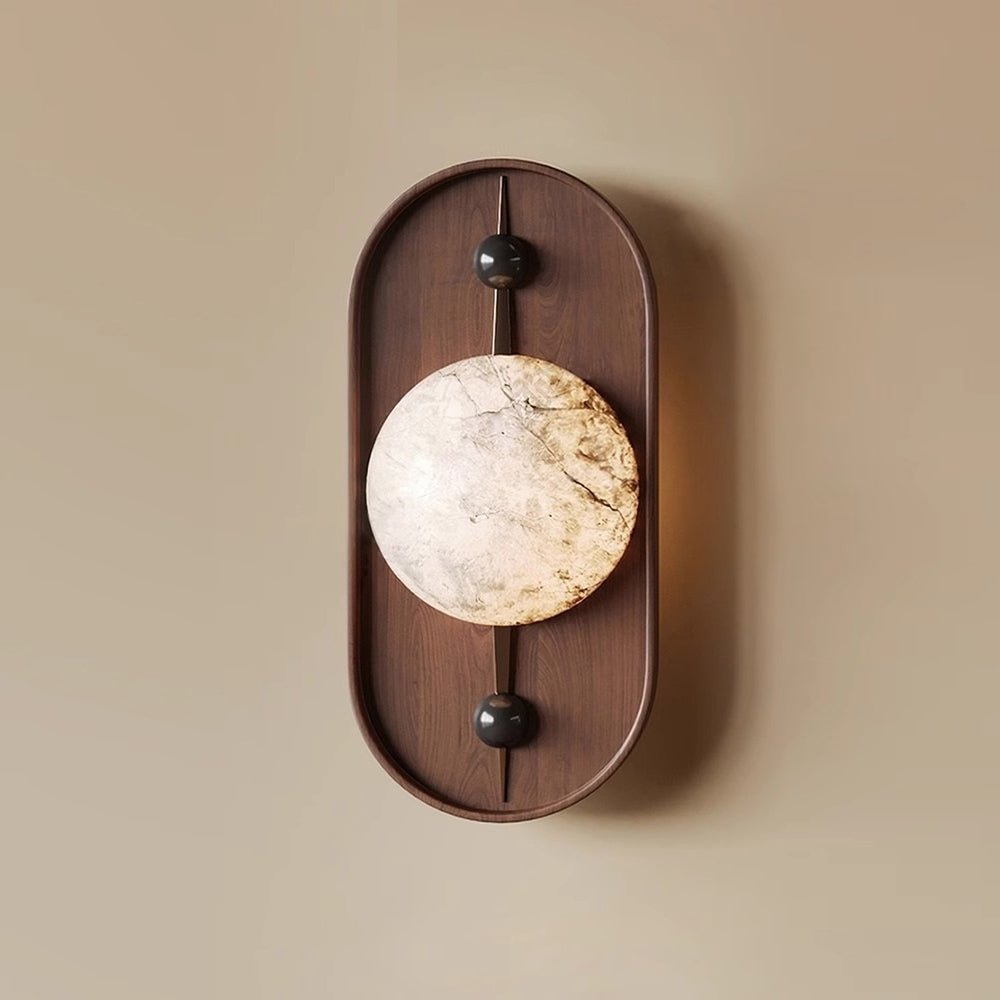 Mylaearae Orb Alabaster Wall Light