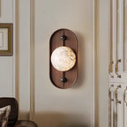 Mylaearae Orb Alabaster Wall Light