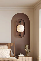 Mylaearae Orb Alabaster Wall Light