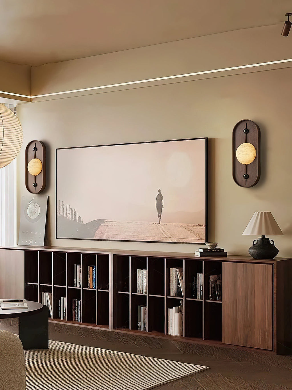 Mylaearae Orb Alabaster Wall Light