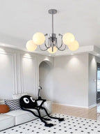 Aurora Chandelier Globe Chrome Modern