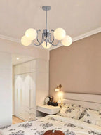 Aurora Chandelier Globe Chrome Modern