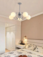 Aurora Chandelier Globe Chrome Modern