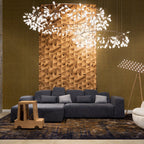 Olivia Unique Round Sputnik Art Deco Firefly Chandelier Living Room/ Bedroom