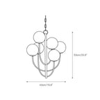 Kvennuvyu Luxury Brass Glass Chandelier