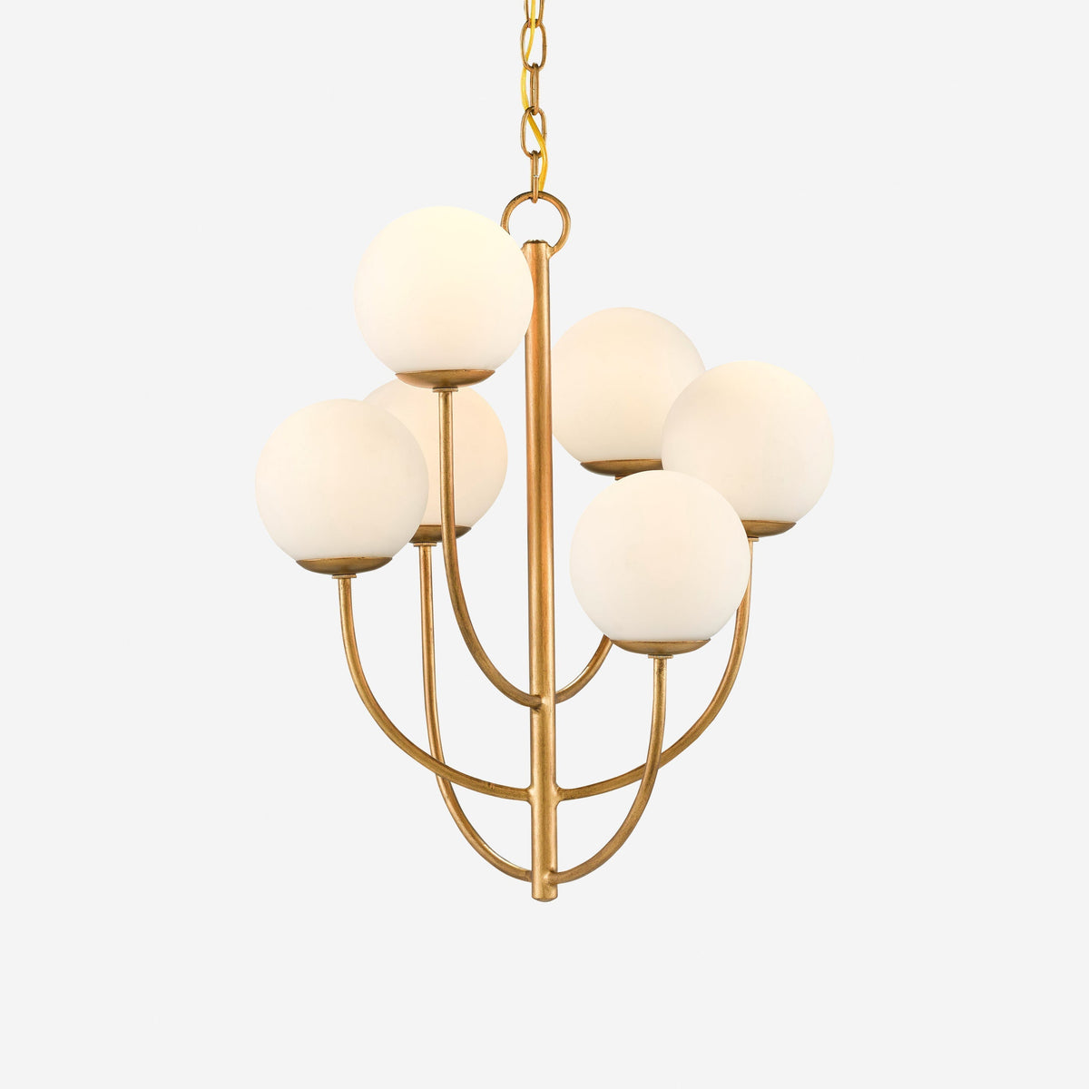 Kvennuvyu Luxury Brass Glass Chandelier