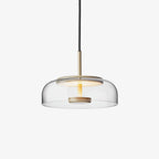 Lustra Pendant Lamp Transparent Glass Sleek