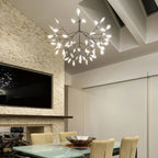 Olivia Unique Sputnik Art Deco Firefly Chandelier, Living Room/ Bedroom