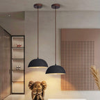 Dome Vintage Wood Pendant Lamp