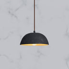 Dome Vintage Wood Pendant Lamp