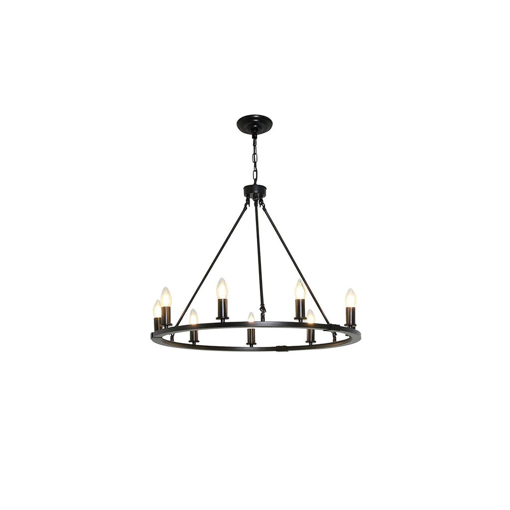 Isoran Industrial Iron Chandelier