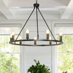 Isoran Industrial Iron Chandelier