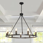Isoran Industrial Iron Chandelier
