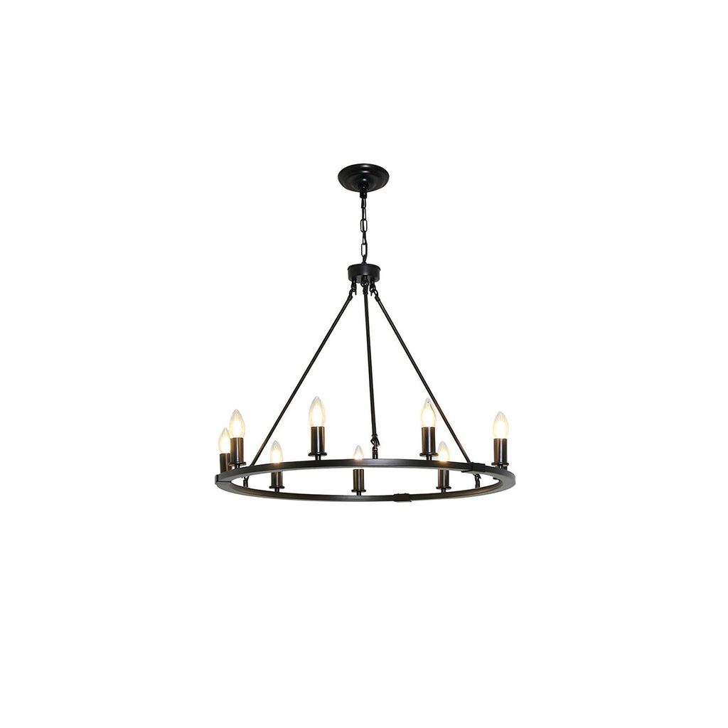 Isoran Industrial Iron Chandelier