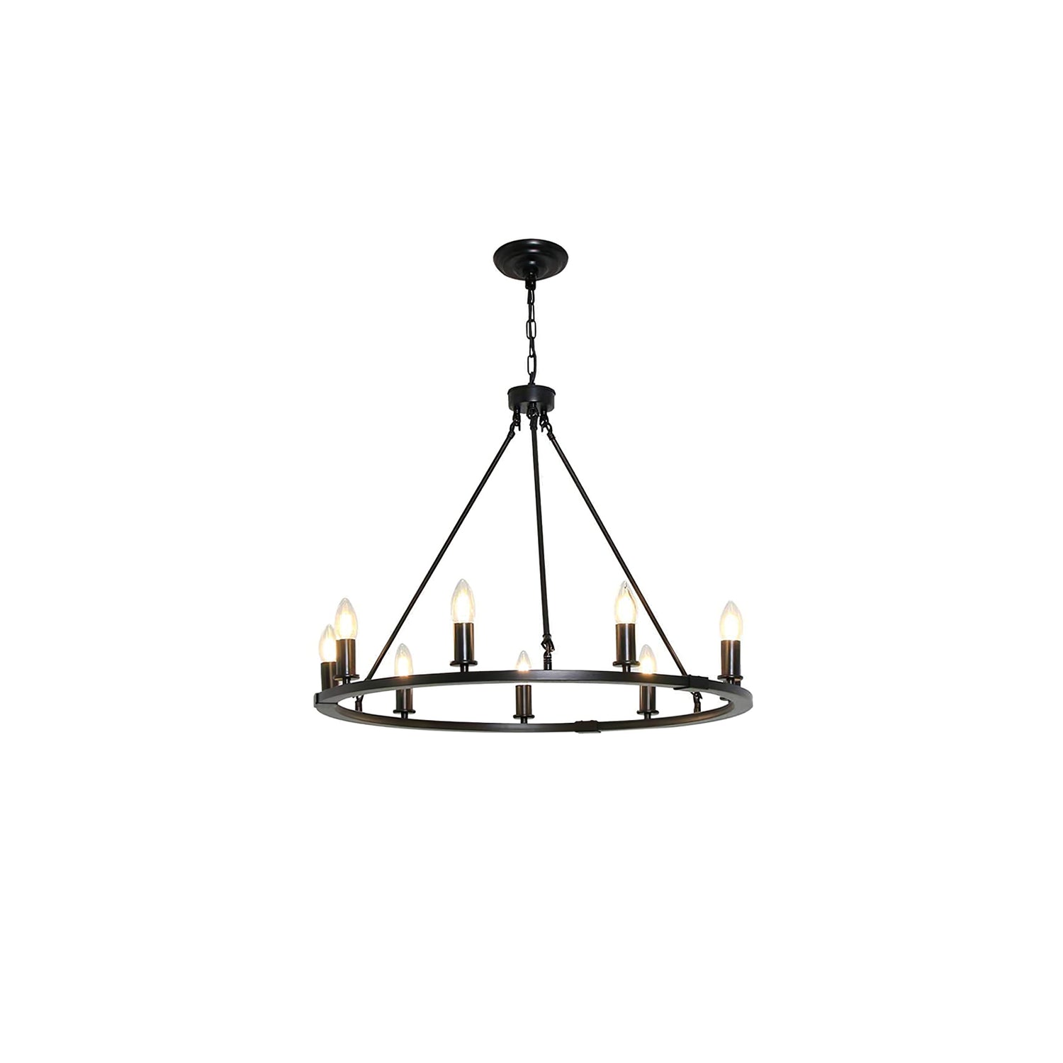 Isoran Industrial Iron Chandelier