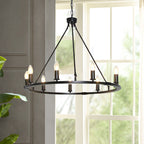 Isoran Industrial Iron Chandelier