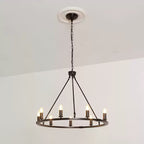 Isoran Industrial Iron Chandelier