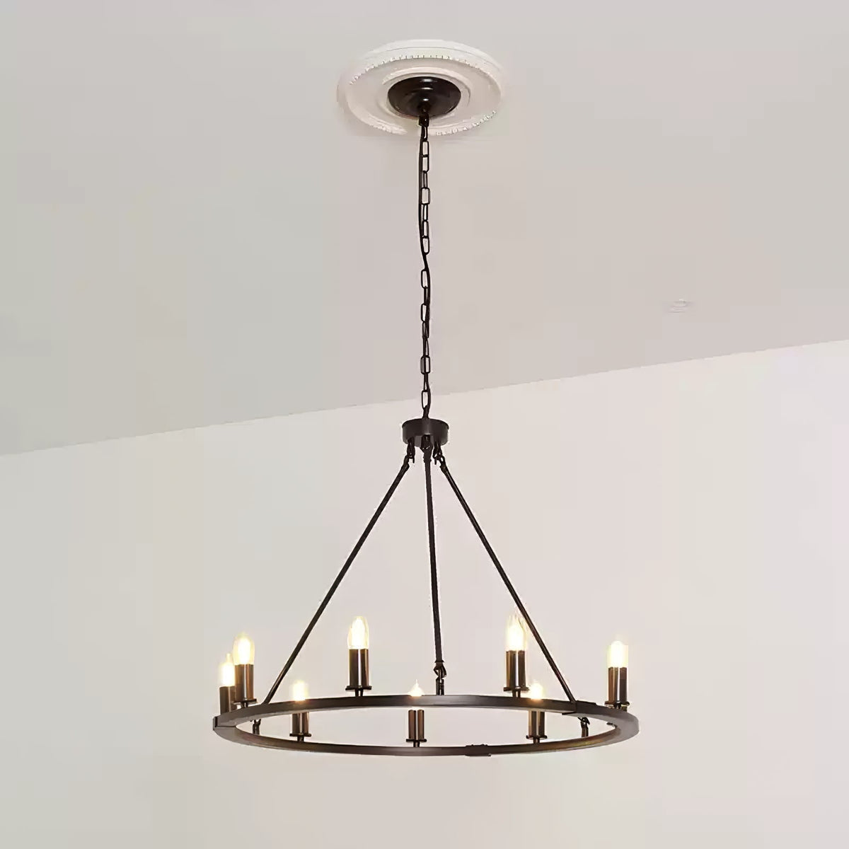 Isoran Industrial Iron Chandelier