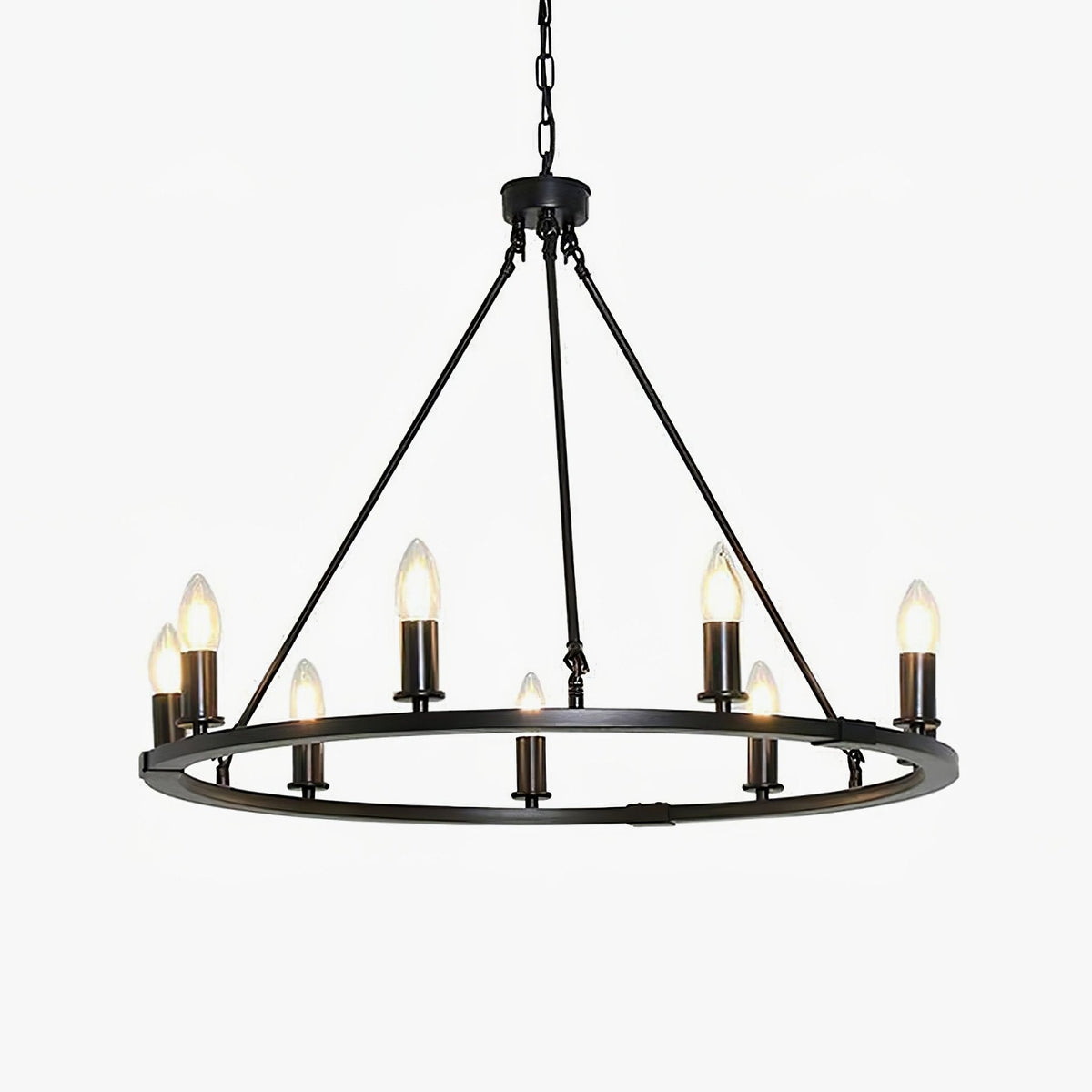 Isoran Industrial Iron Chandelier