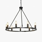 Isoran Industrial Iron Chandelier