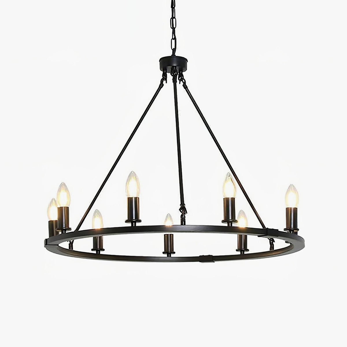 Isoran Industrial Iron Chandelier