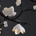 Lustra Pendant Lamp Black Copper Tree Wild Fruits
